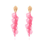 Tassel earrings exaggerate retro niche earrings for women