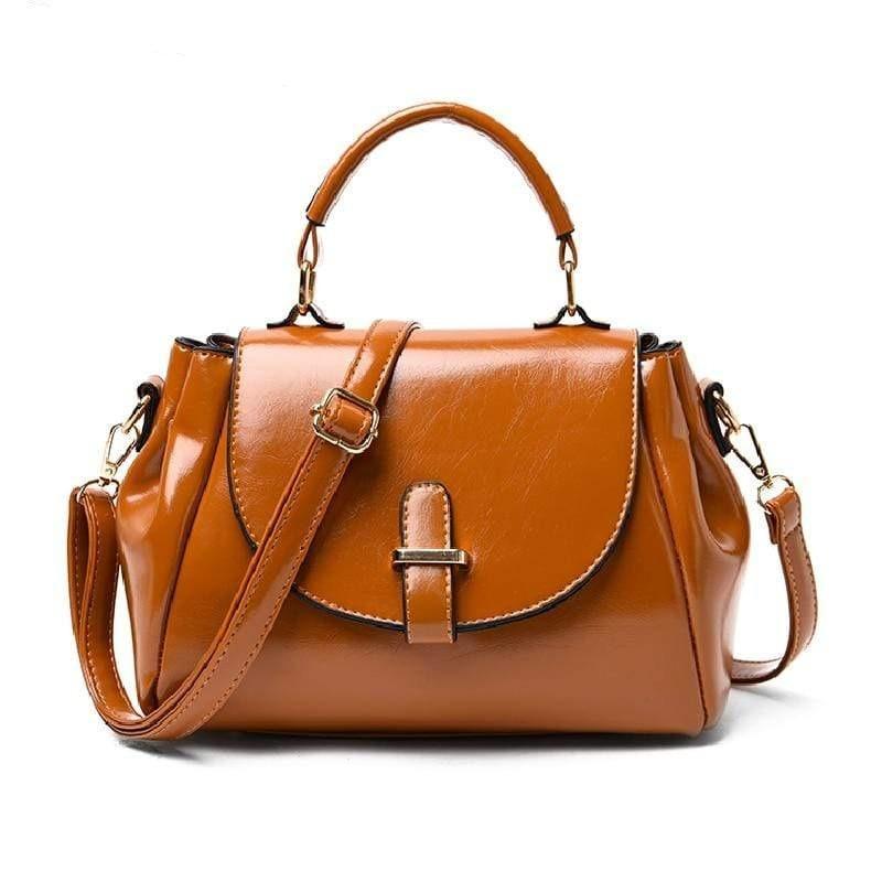 Dames modieuze schoudertas originele leren grote capaciteit crossbody tas ritsvak schouder messenger bag