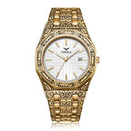 ONOLA Luxury Men's Engraved Bracelet Luxury Brand Men Quartz Watch Fashionable Classic Men's Quartz Watches