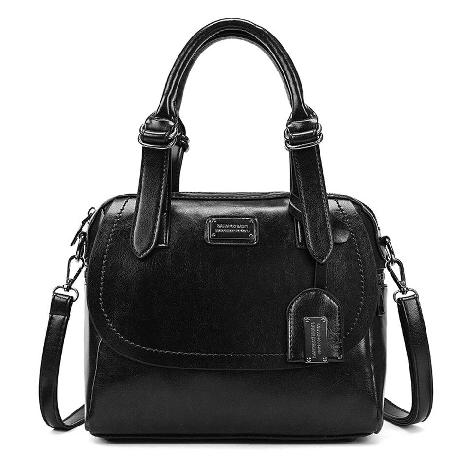 Women Large Capacity Handbag Original Leather Shoulder Messenger Bag Single handle Women's Shoulder Bag