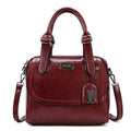 Women Large Capacity Handbag Original Leather Shoulder Messenger Bag Single handle Women's Shoulder Bag