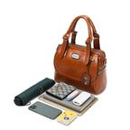 Women Large Capacity Handbag Original Leather Shoulder Messenger Bag Single handle Women's Shoulder Bag