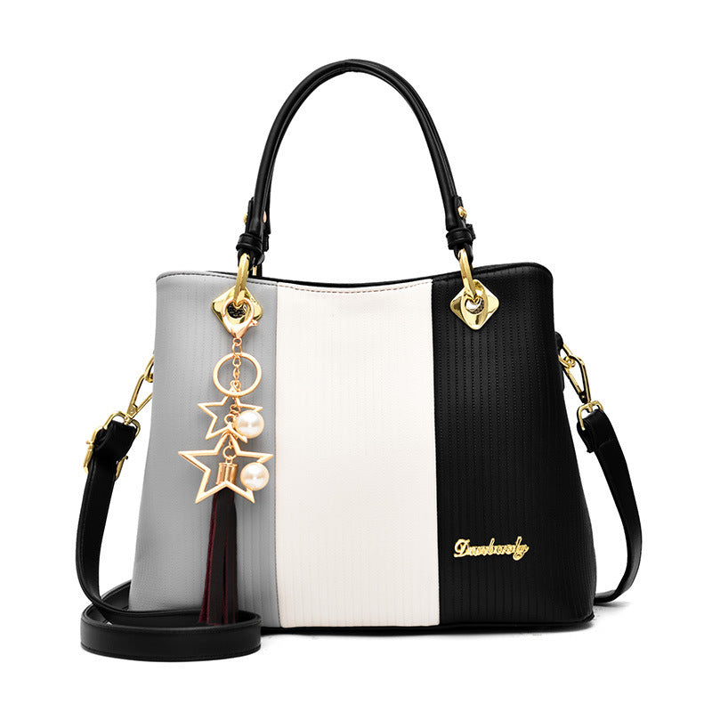 Women's Shoulder Bag Multi Pocket Large Capacity Women Handbag Fashionable Crossbody PU Women's Sling Shoulder Bag