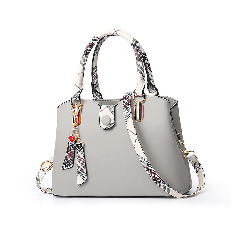 Luxe damestas van leer, grote capaciteit, kleine vierkante crossbodytas met meerdere zakken, schoudertas voor dames
