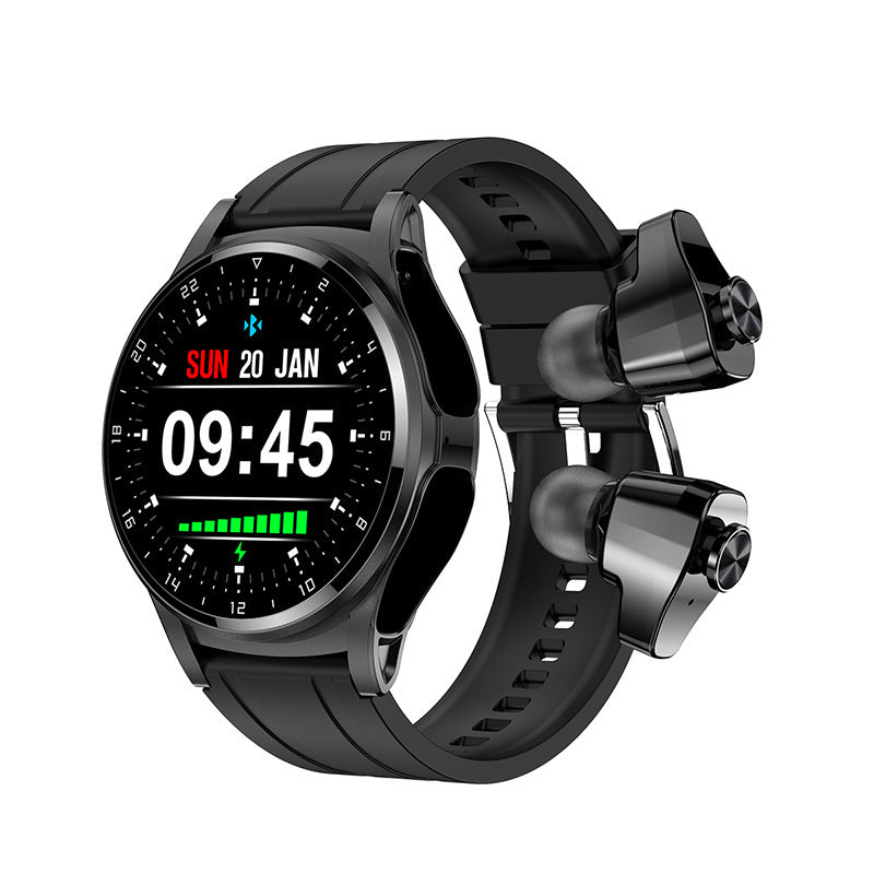 Smart Watch TWS 2 in 1 Bluetooth HD Chiamata vocale con auricolare
