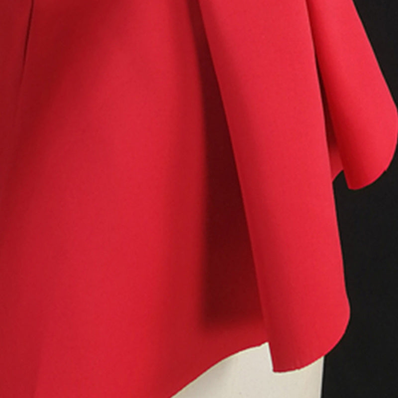 Modieus dames gerimpeld overhemd met onregelmatige blouse