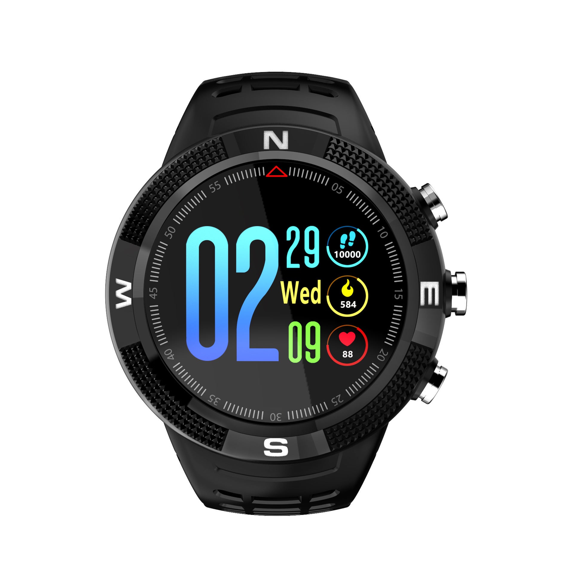 Orologio intelligente F18 multifunzione Bluetooth BT Call Smart Watch Monitoraggio della salute Promemoria intelligente per uomo