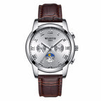 WLISTH Watches Mens Luxury Sport Quartz Watch Stainless Steel Bracelet  Waterproof Watch for Men