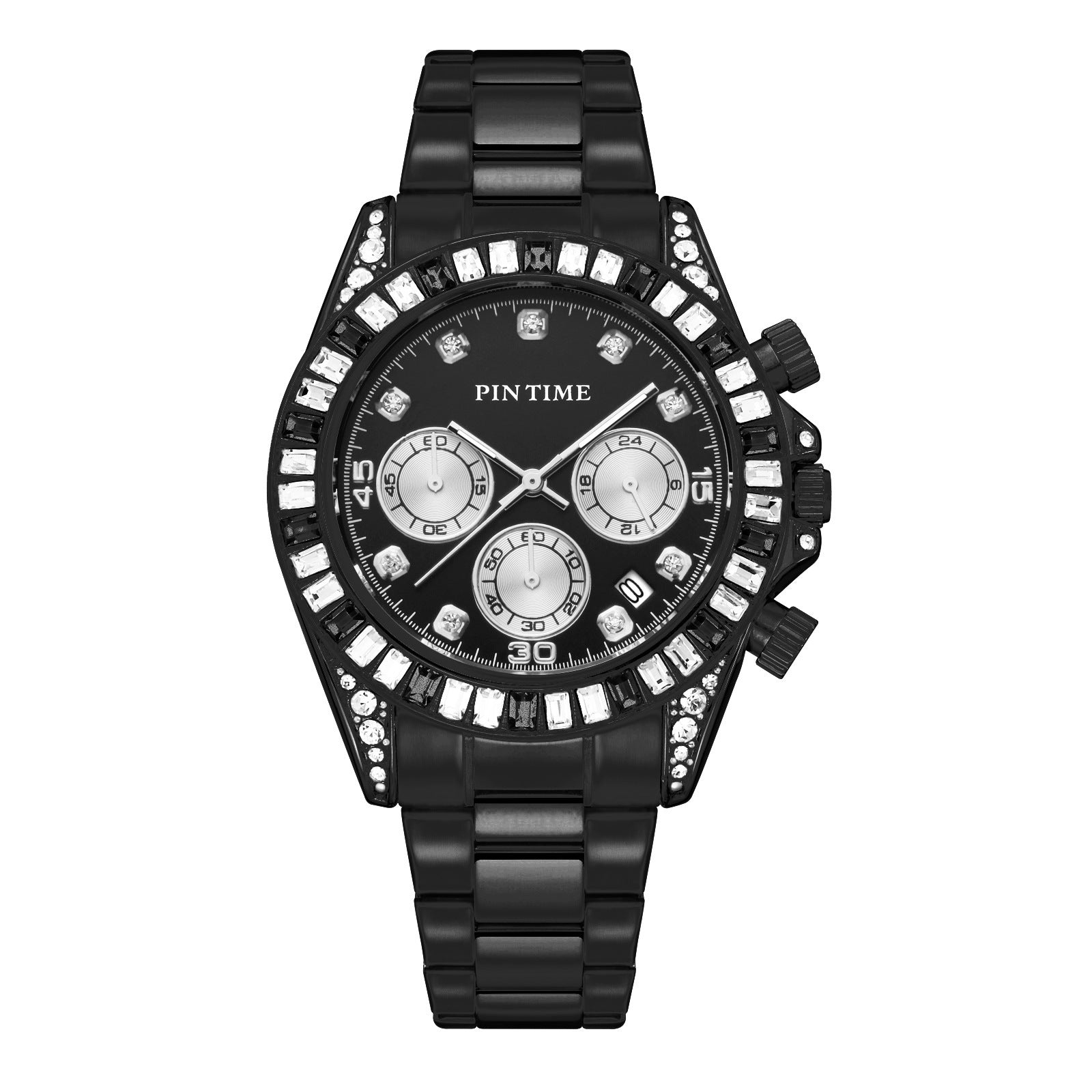 Mode stalen band horloge voor mannen en vrouwen