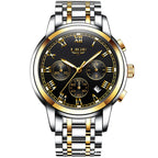 Men's personality fashion trend casual waterproof moon phase quartz watch