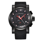 Siliconen heren outdoorhorloge met kalender sporthorloge