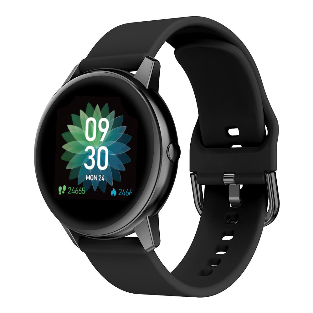 Orologio intelligente unisex R3, impermeabile, sportivo, con cardiofrequenzimetro, pressione sanguigna, fitness tracker, schermo touch completo.