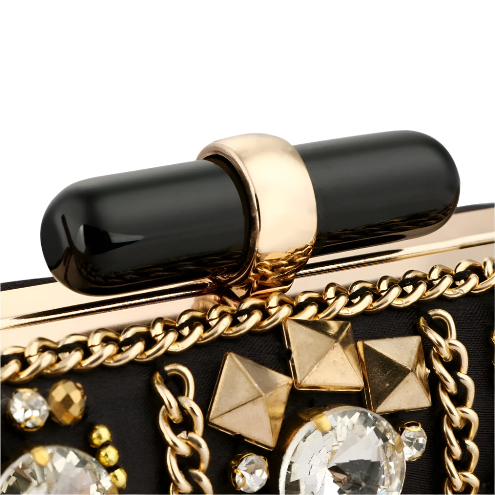 Luxury Fashion Evening Bag Diamond Rhinestone Handbag Ladies Wedding Clutch Women Purse Clutch for Party Wedding - Acquisti Online