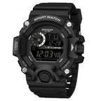 SANDA 326 New Arrival Electronic Digital Movement Dial LED Display Luminous Waterproof Outdoor Sports Men's Wrist Watch