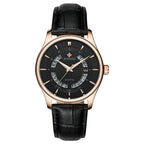 Wwoor Brand Luxury Men Sports Watches Leather Fashion Casual Quartz Watch Waterproof Perfect Calendar Quartz Watch