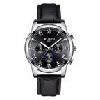 WLISTH Watches Mens Luxury Sport Quartz Watch Stainless Steel Bracelet  Waterproof Watch for Men