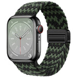 Smart Apple Watch Band Braided Solo Loop Band Magnetic Buckle Band MultiFunction Sports Mode iWatch