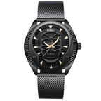 Personality fashion waterproof cool ghost Men's quartz watch