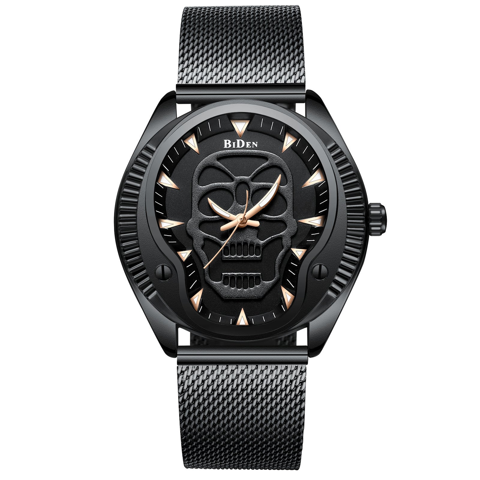 Personality fashion waterproof cool ghost Men's quartz watch