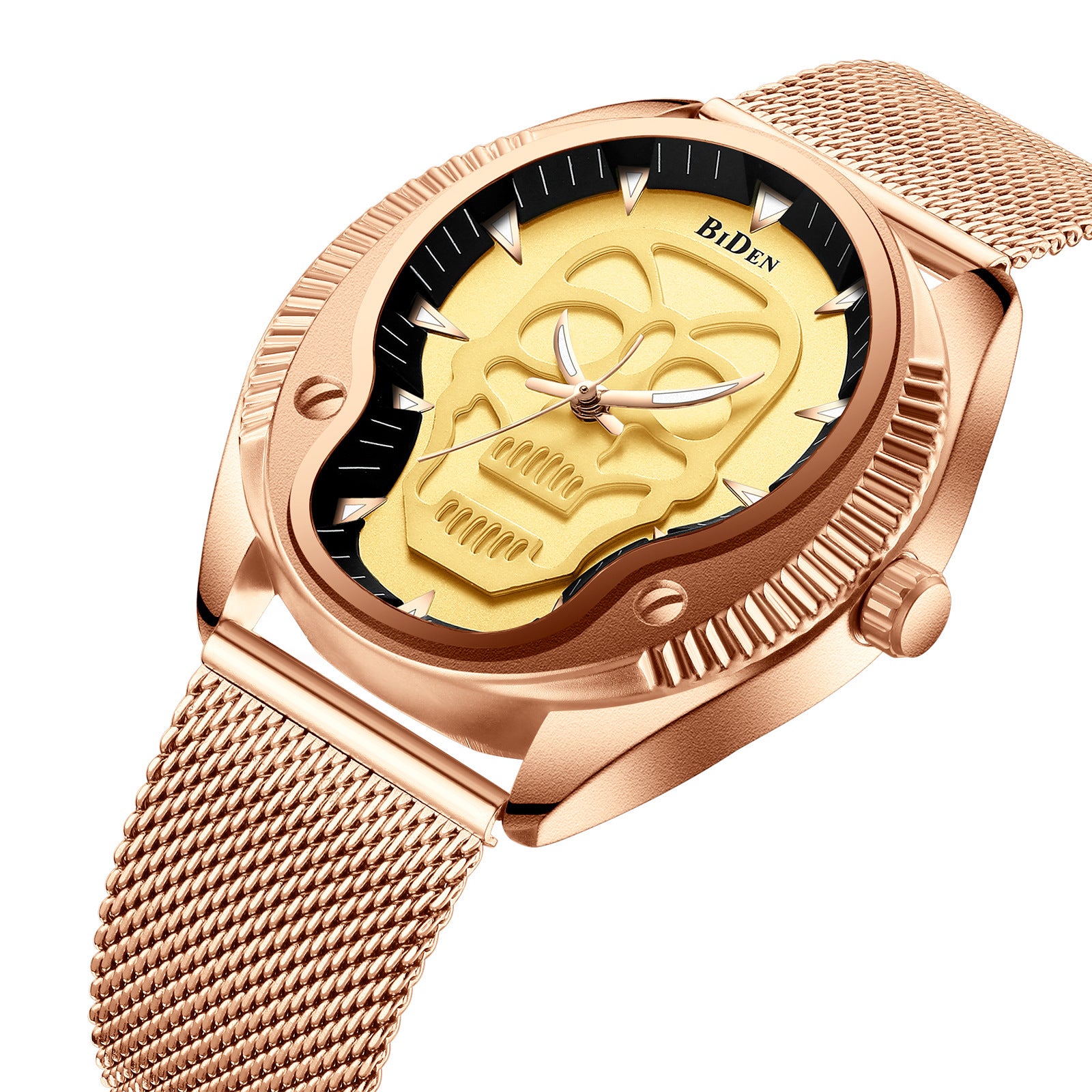 Personality fashion waterproof cool ghost Men's quartz watch