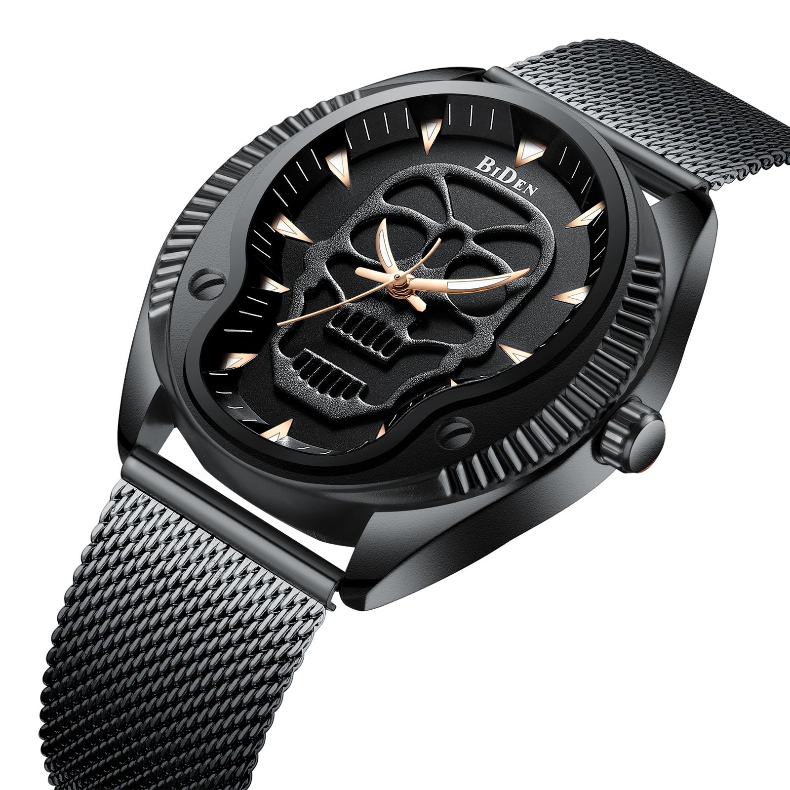 Personality fashion waterproof cool ghost Men's quartz watch