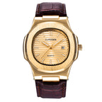 CURDDEN Herenhorloges Mode Casual Leren Band Zakelijk Datum Kwartshorloge Zwart Relogios Masculinos 2025