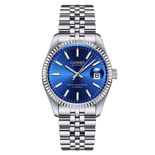 CADISEN Men's Fashion Watch Business Personalized Automatic Movement Waterproof Luminous Stainless Steel Watch - Acquisti Online