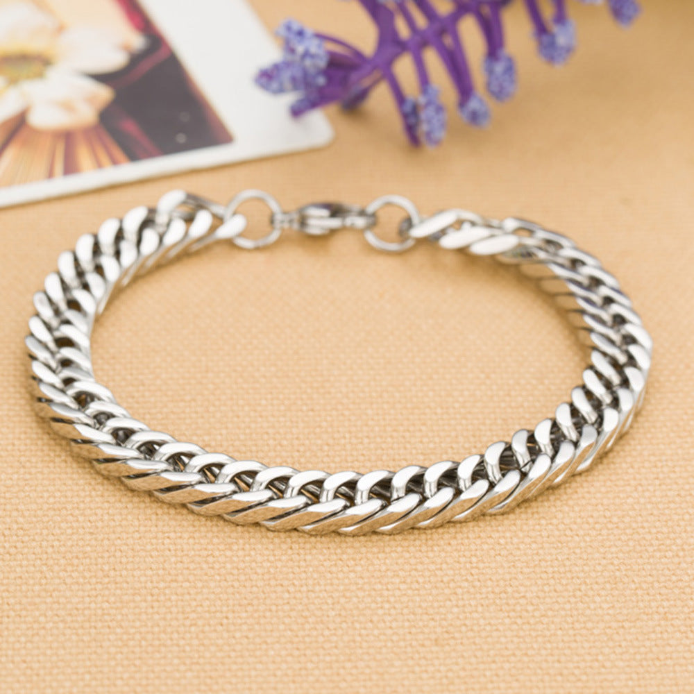Stainless Steel Men's Personality Charm Bracelet - Acquisti Online