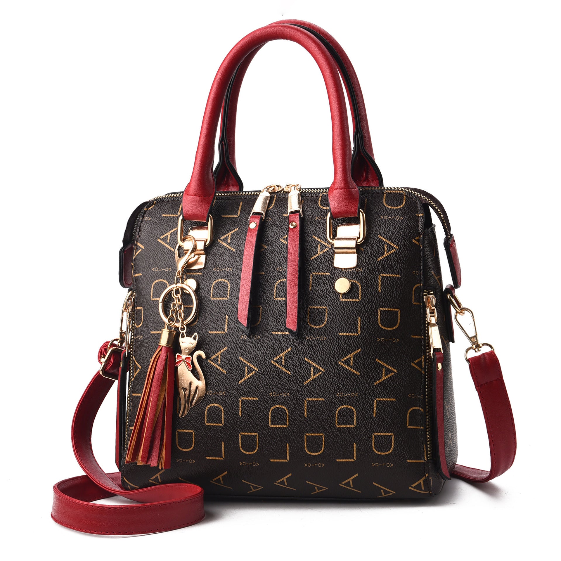 Handtas voor dames, vrijetijdstas, schoudertas met grote capaciteit, handtas van PU-leer, crossbodytas, modieuze schoudertas voor dames