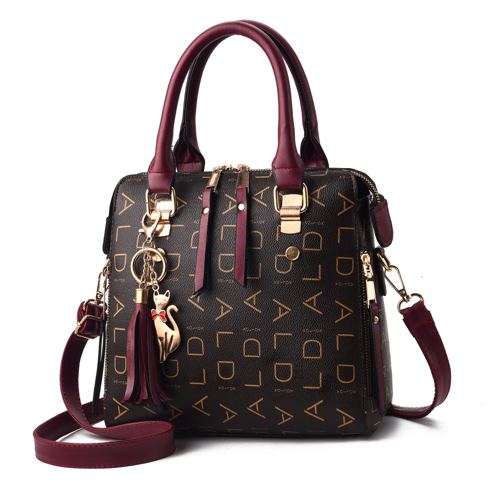 Handtas voor dames, vrijetijdstas, schoudertas met grote capaciteit, handtas van PU-leer, crossbodytas, modieuze schoudertas voor dames
