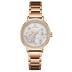 NAVIFORCE 5016 Top Brand Women Watch Diamond Star Dial Quartz Lady Waterproof Wristwatch