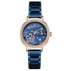 NAVIFORCE 5016 Top Brand Women Watch Diamond Star Dial Quartz Lady Waterproof Wristwatch