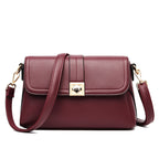 Women's Shoulder Small Square Messenger Bag Original Leather Large Capacity Crossbody Bag Fashion Women's Shoulder Bag