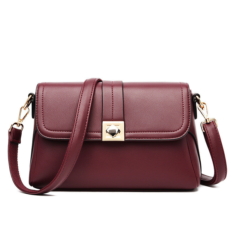 Women's Shoulder Small Square Messenger Bag Original Leather Large Capacity Crossbody Bag Fashion Women's Shoulder Bag