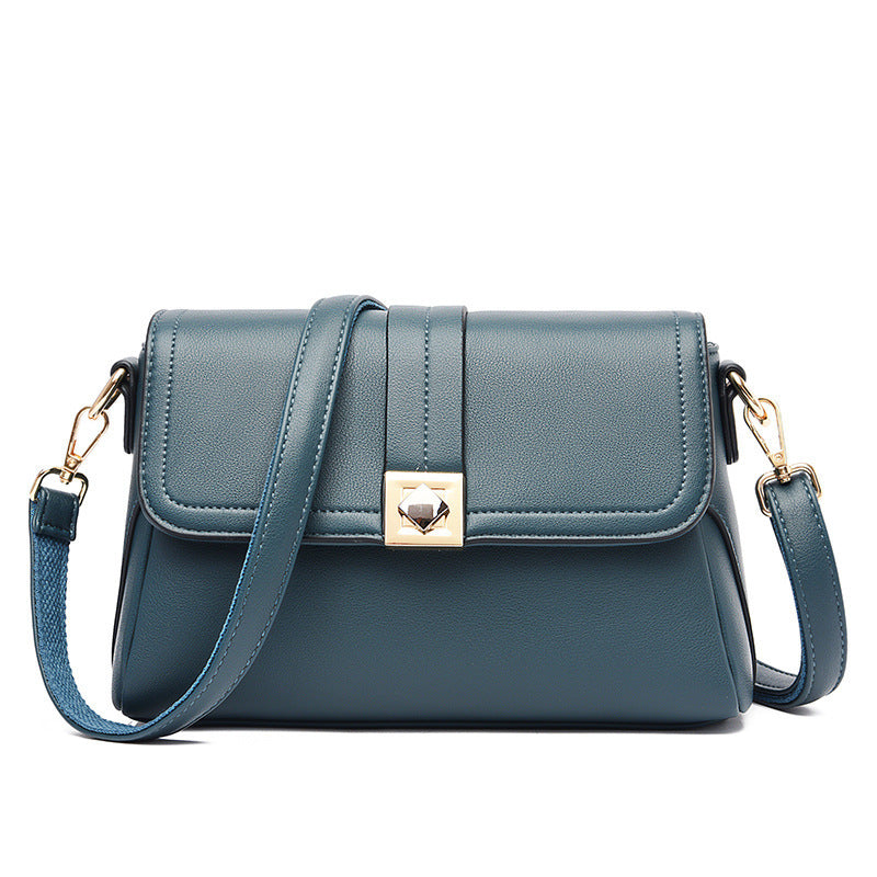 Women's Shoulder Small Square Messenger Bag Original Leather Large Capacity Crossbody Bag Fashion Women's Shoulder Bag