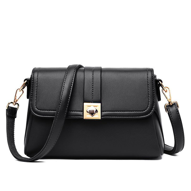 Women's Shoulder Small Square Messenger Bag Original Leather Large Capacity Crossbody Bag Fashion Women's Shoulder Bag
