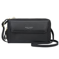 Women's Crossbody Bag Double Zip Wallet Fashion Purse Lady Card Holder Mobile Phone Bag  Shoulder Strap Purse - Acquisti Online
