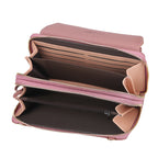 Women's Crossbody Bag Double Zip Wallet Fashion Purse Lady Card Holder Mobile Phone Bag  Shoulder Strap Purse