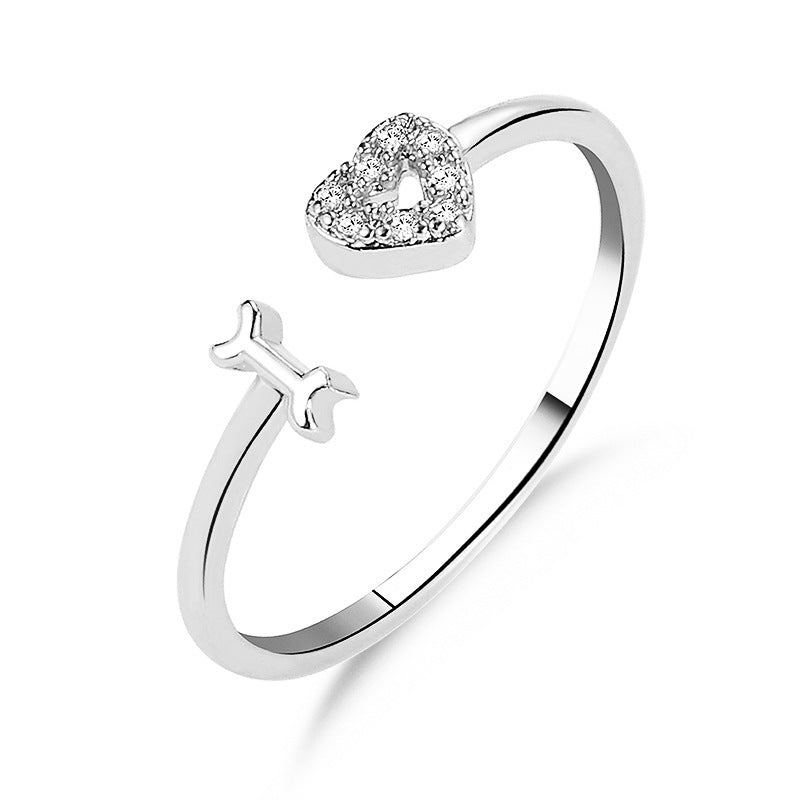 Women's Bracelet Personality Love Open Ring
