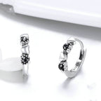 Soul Covenant Oorbellen Hart Ingelegde Zirkonia Oorbellen