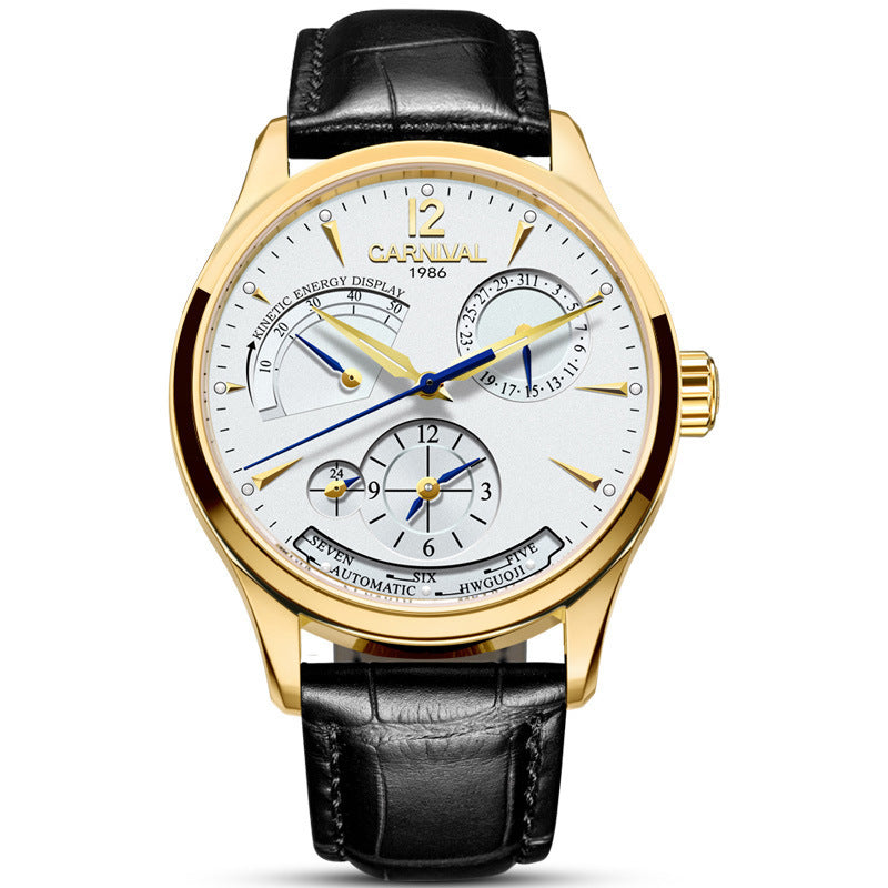 Luxury brand Men Wrist watch Men Unique Design Style Automatic Mechanical Watches Switzerland Carnival Famous Brand Fashionable Carnival Watches Full Automatic Mechanical Watches - Acquisti Online