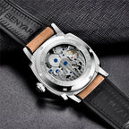 BENYAR Men's Business Casual Watch Spiral Crown Pin Buckle Automatic Mechanical Movement Waterproof Man Watch - Acquisti Online