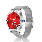 Women Smart Watch Bluetooth Call Health Monitoring Sports Mode Smart Reminder HD Screen Mesh Belt Women Smart Watch