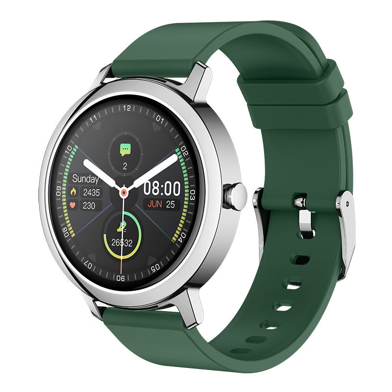 Orologio intelligente unisex impermeabile con cardiofrequenzimetro, promemoria chiamate, fitness tracker, previsioni meteo, supporto per smartwatch
