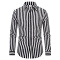 Men's Fashion Long Sleeve Shirt Vintage Flannel High Quality 3D Printed Polyester Breathable Stand Collar Men's Shirt