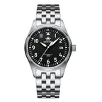 Orologio meccanico da uomo Commando Pilot Watch Svizzera