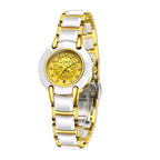 LIGE Women's fashion Imported Movement Quartz Watch Ceramic Band Watch Dimond Crafted Couple Quartz Watch