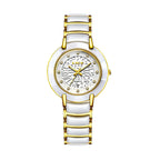LIGE Women's fashion Imported Movement Quartz Watch Ceramic Band Watch Dimond Crafted Couple Quartz Watch