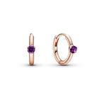 Eenvoudige sfeervolle dames oorbellen ronde sterling zilveren oorbellen