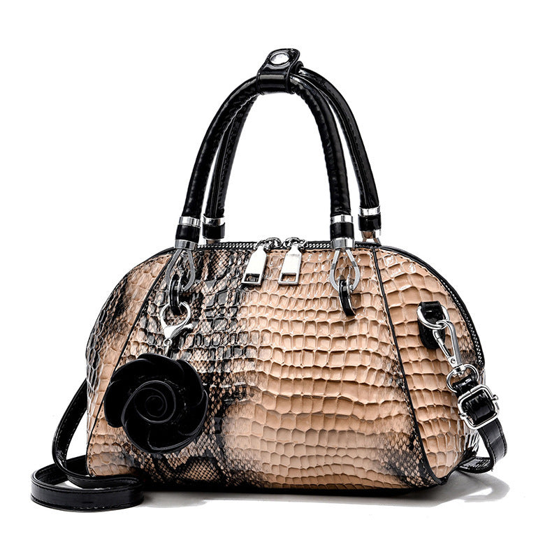 Luxe handtas voor dames, origineel leer, schoudertas met meerdere zakken en grote capaciteit, crossbody, modieuze schoudertas voor dames